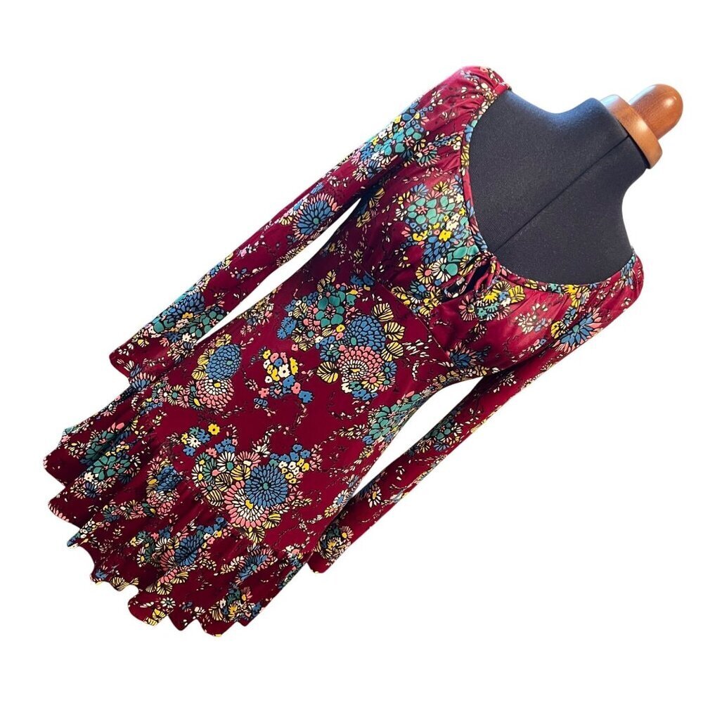 Vintage 60/70's Floral Corky Craig California Mini Dress S